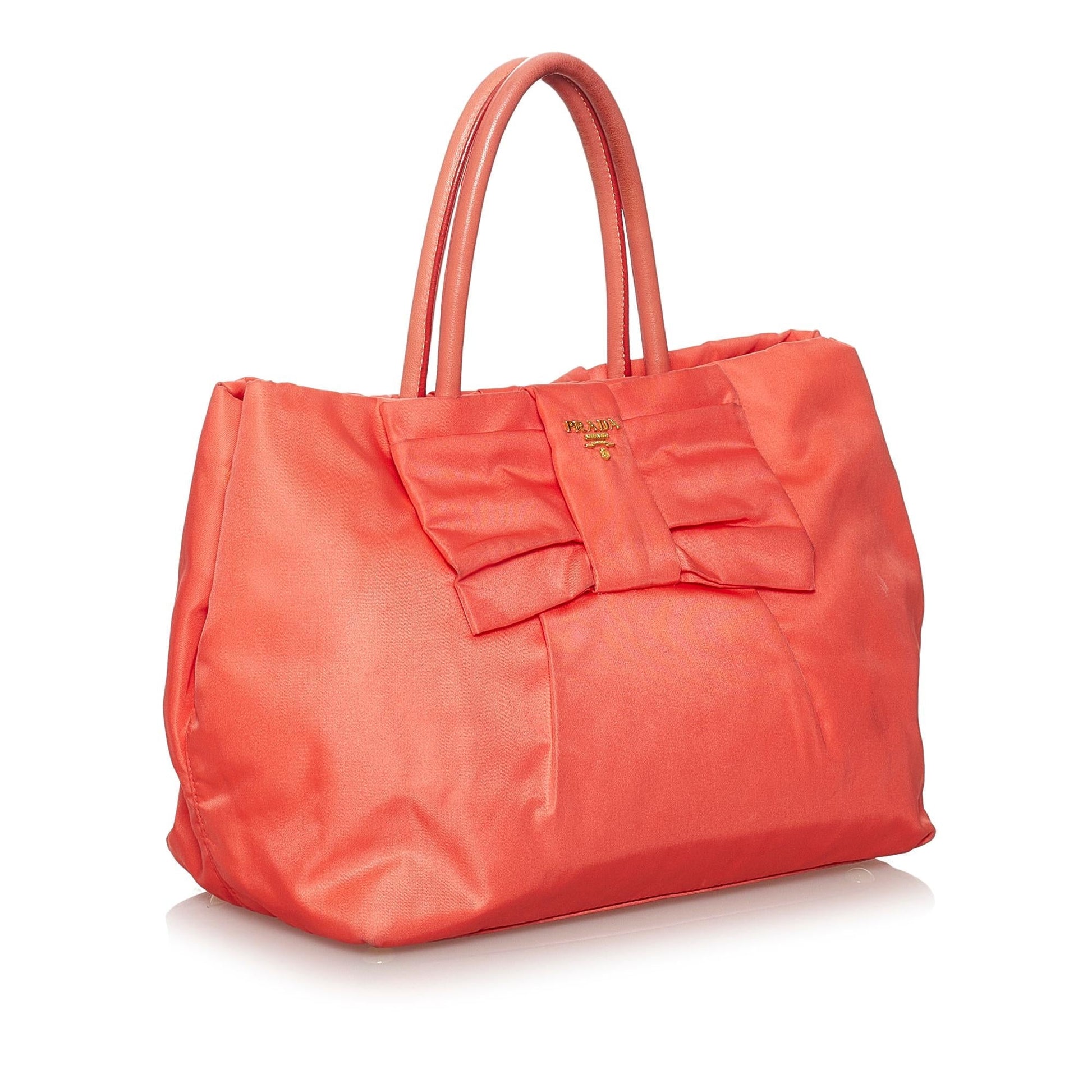 Prada Fiocco Bow Tessuto Tote Bag Style 5 - Rovelle Bags