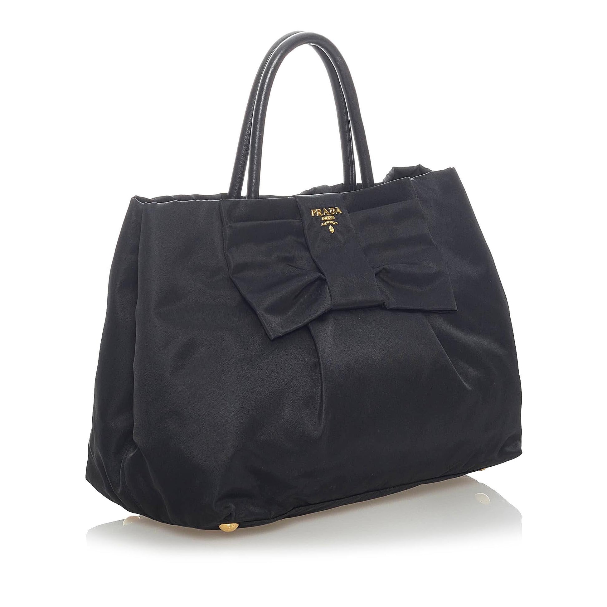 Prada Fiocco Bow Tessuto Tote Bag Style 2 - Rovelle Bags
