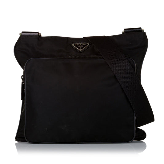 Prada Front Pocket Tessuto Messenger Handbag - Rovelle Bags