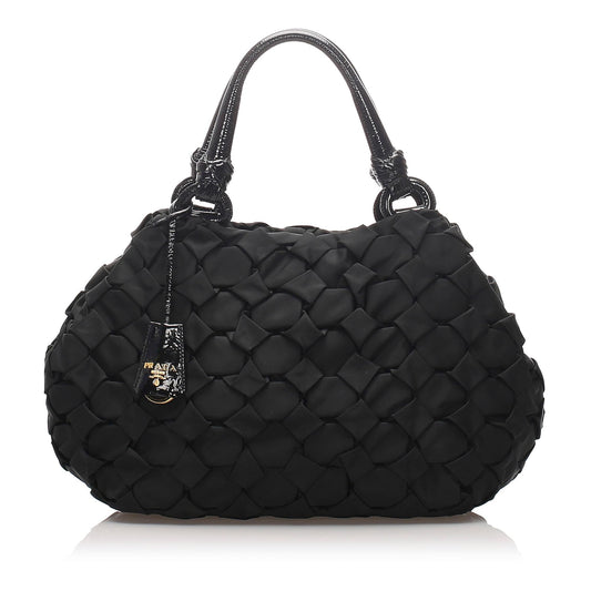 Prada Gathered Nylon Shoulder Bag - Rovelle Bags
