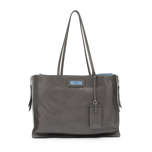 Prada Glace Calf Etiquette Tote Style 2 - Rovelle Bags