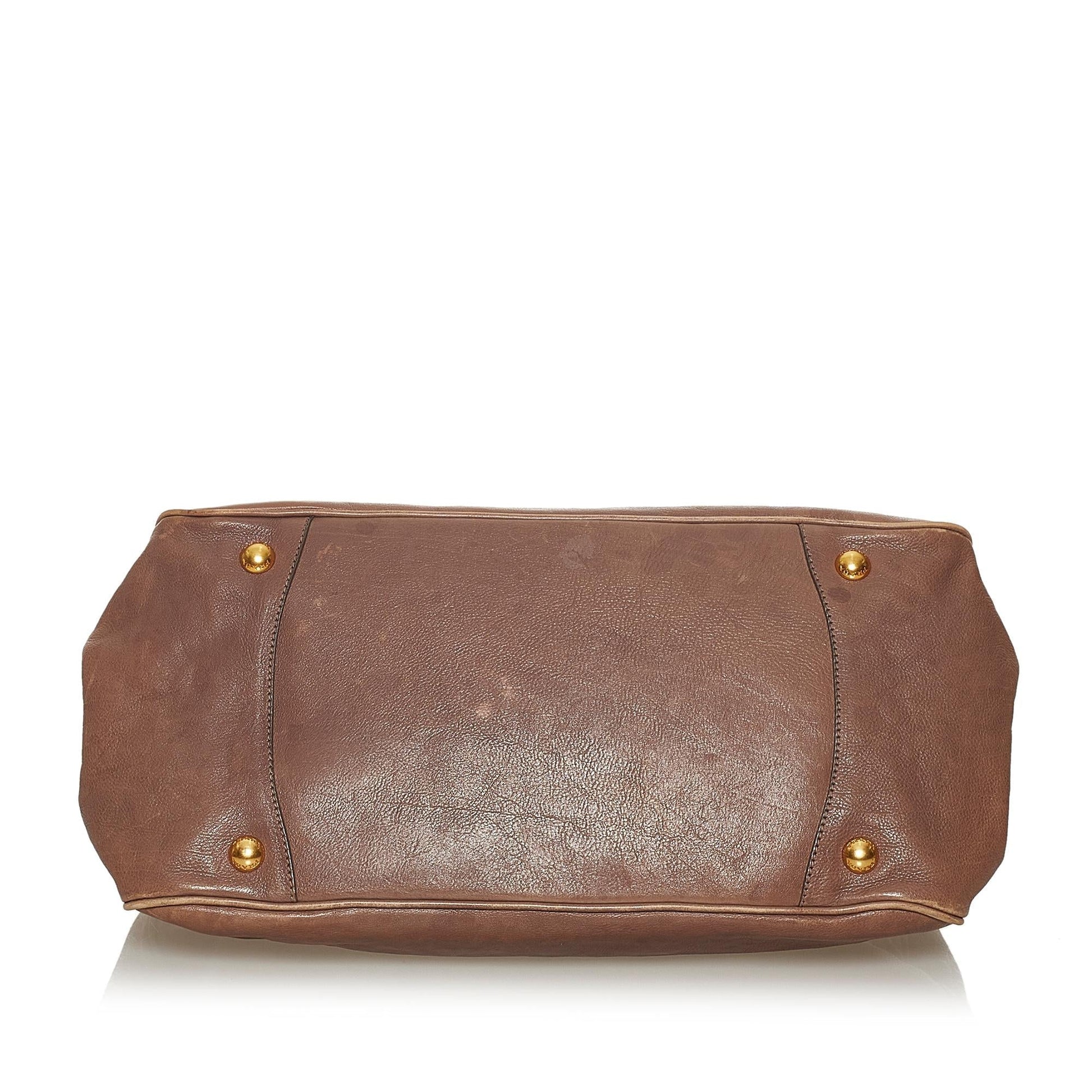 Prada Glace Calf Leather Satchel Style 3 - Rovelle Bags