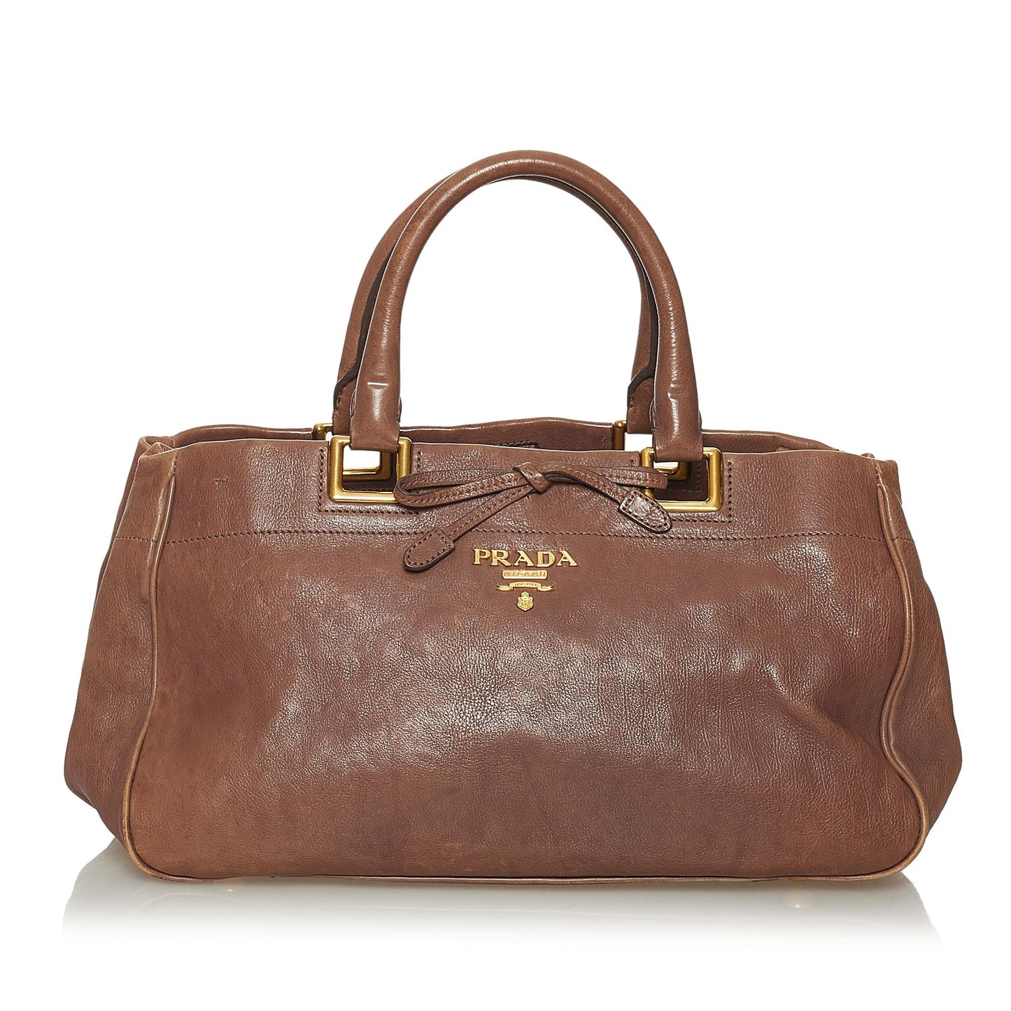 Prada Glace Calf Leather Satchel Style 3 - Rovelle Bags
