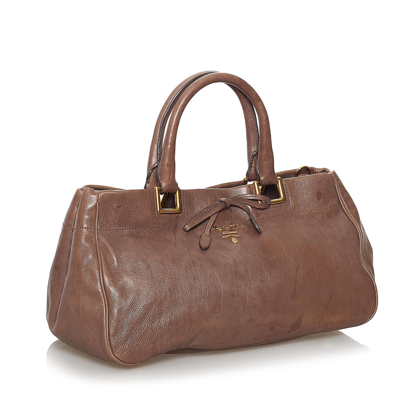 Prada Glace Calf Leather Satchel - Rovelle Bags
