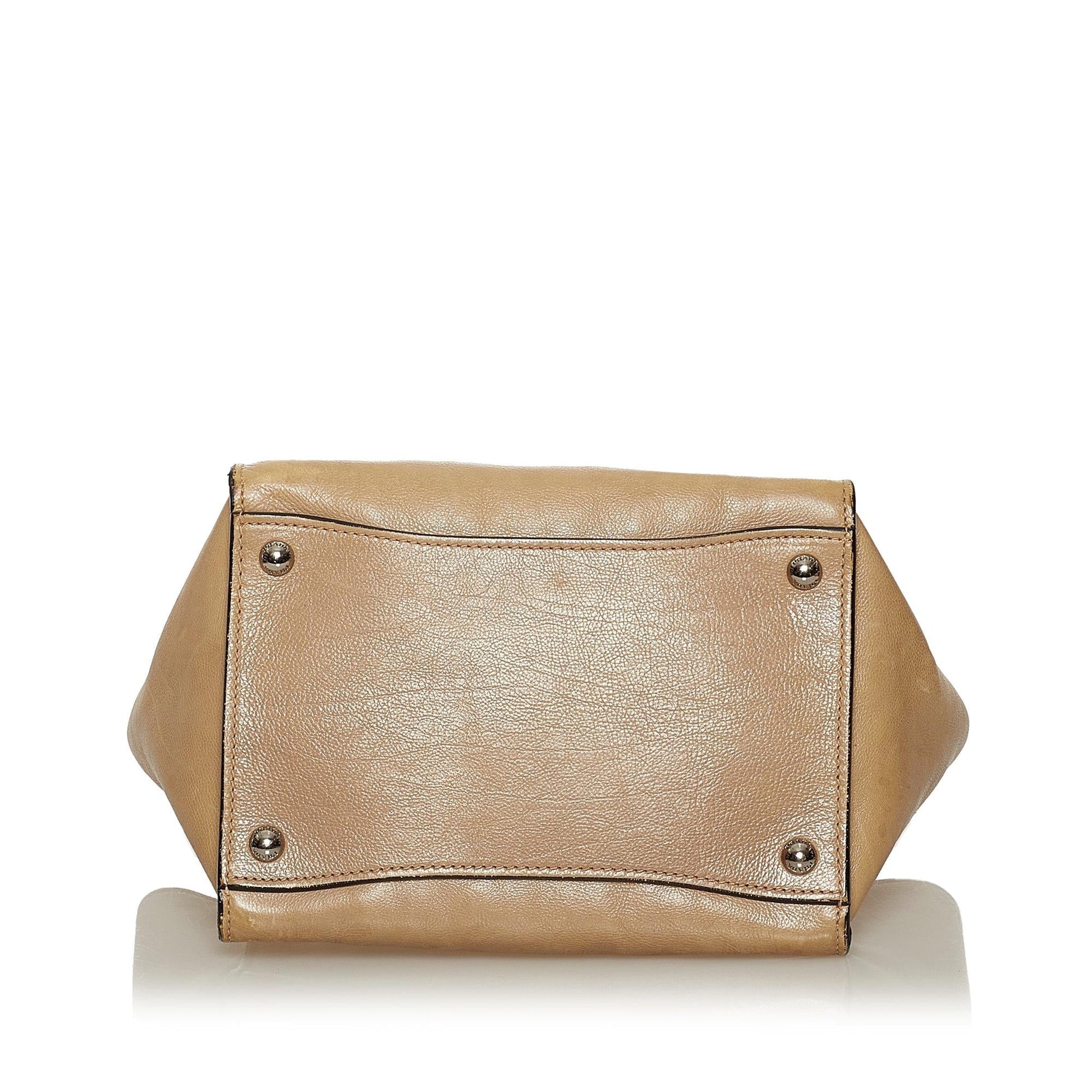 Prada Glace Calf Twin Pocket Leather Handbag Style 4 - Rovelle Bags