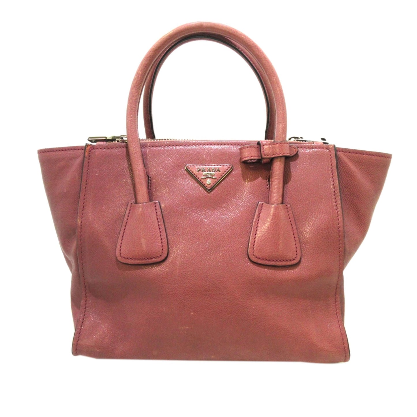 Prada Glace Calf Twin Pocket Leather Handbag - Rovelle Bags