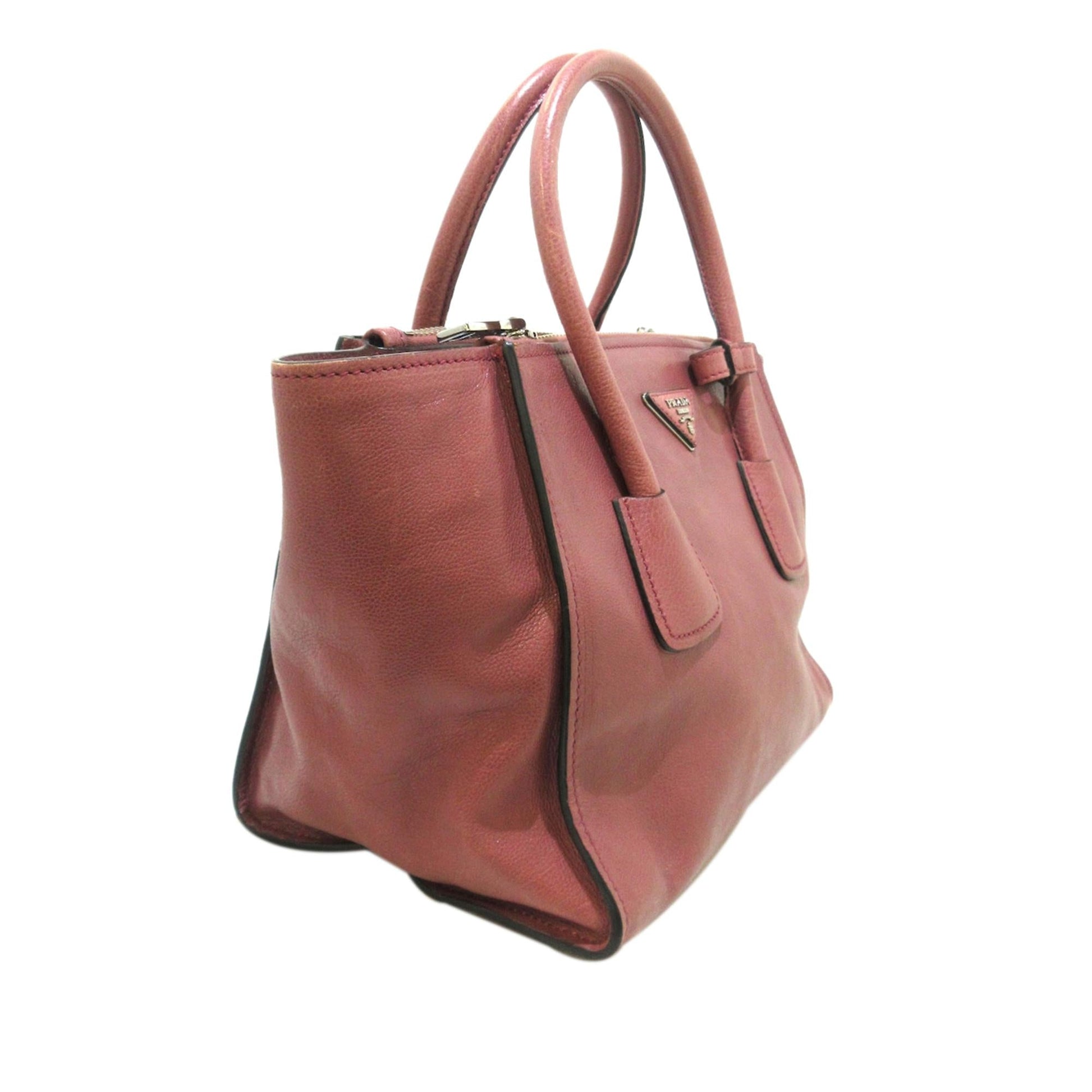 Prada Glace Calf Twin Pocket Leather Handbag - Rovelle Bags