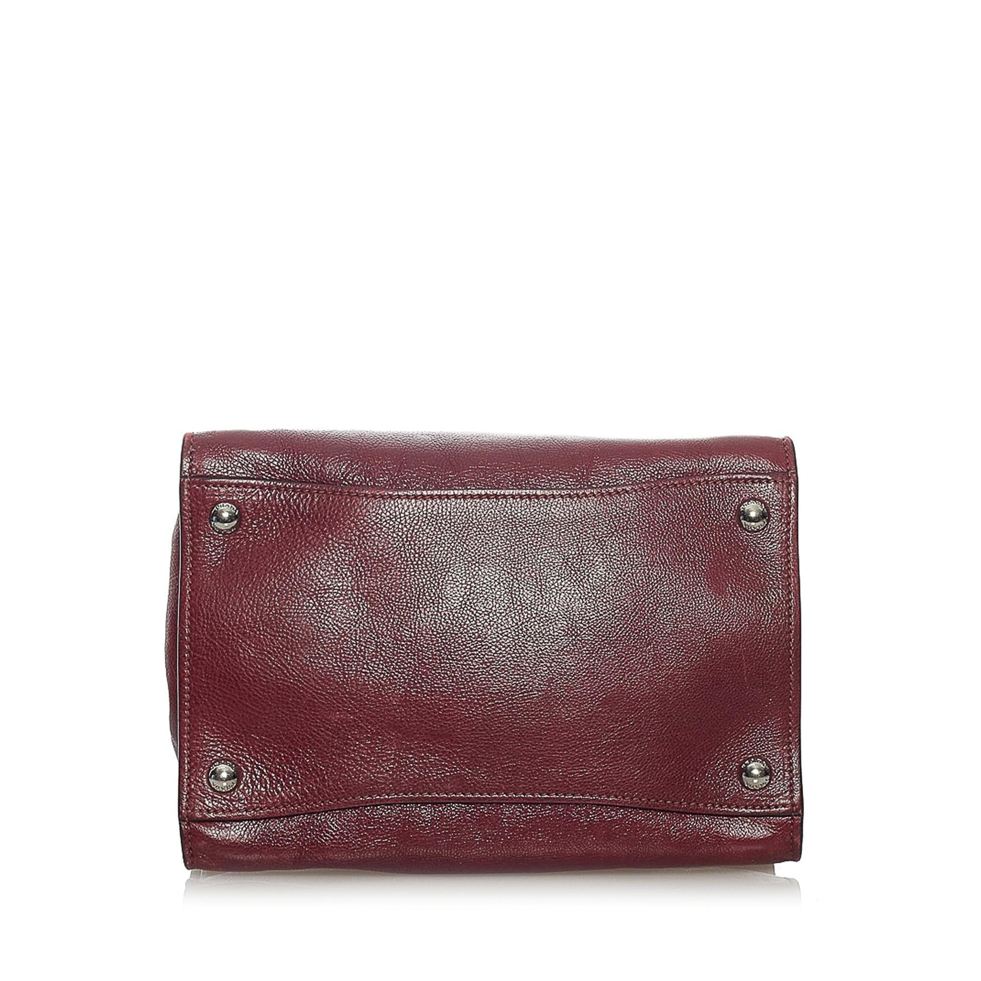 Prada Glace Calf Twin Pocket Leather Satchel Style 2 - Rovelle Bags