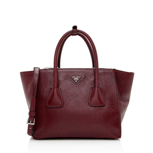 Prada Glace Calf Twin Pocket Tote Style 2 - Rovelle Bags