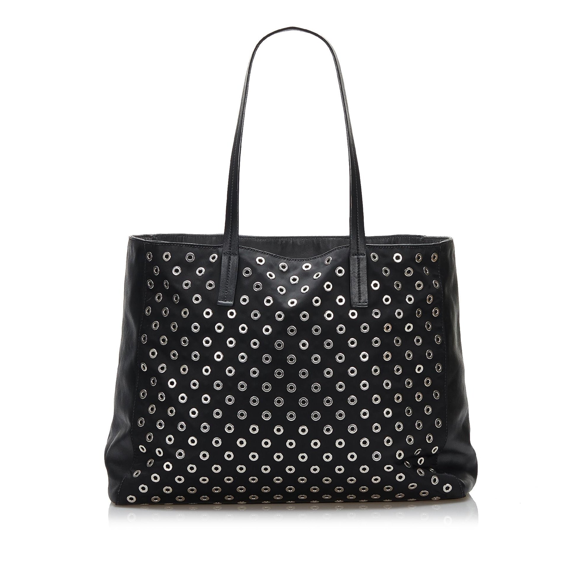 Prada Grommet Tessuto Tote - Rovelle Bags