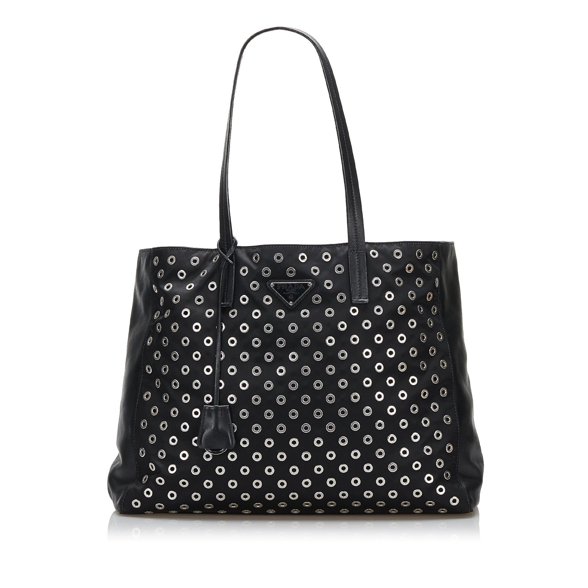 Prada Grommet Tessuto Tote - Rovelle Bags