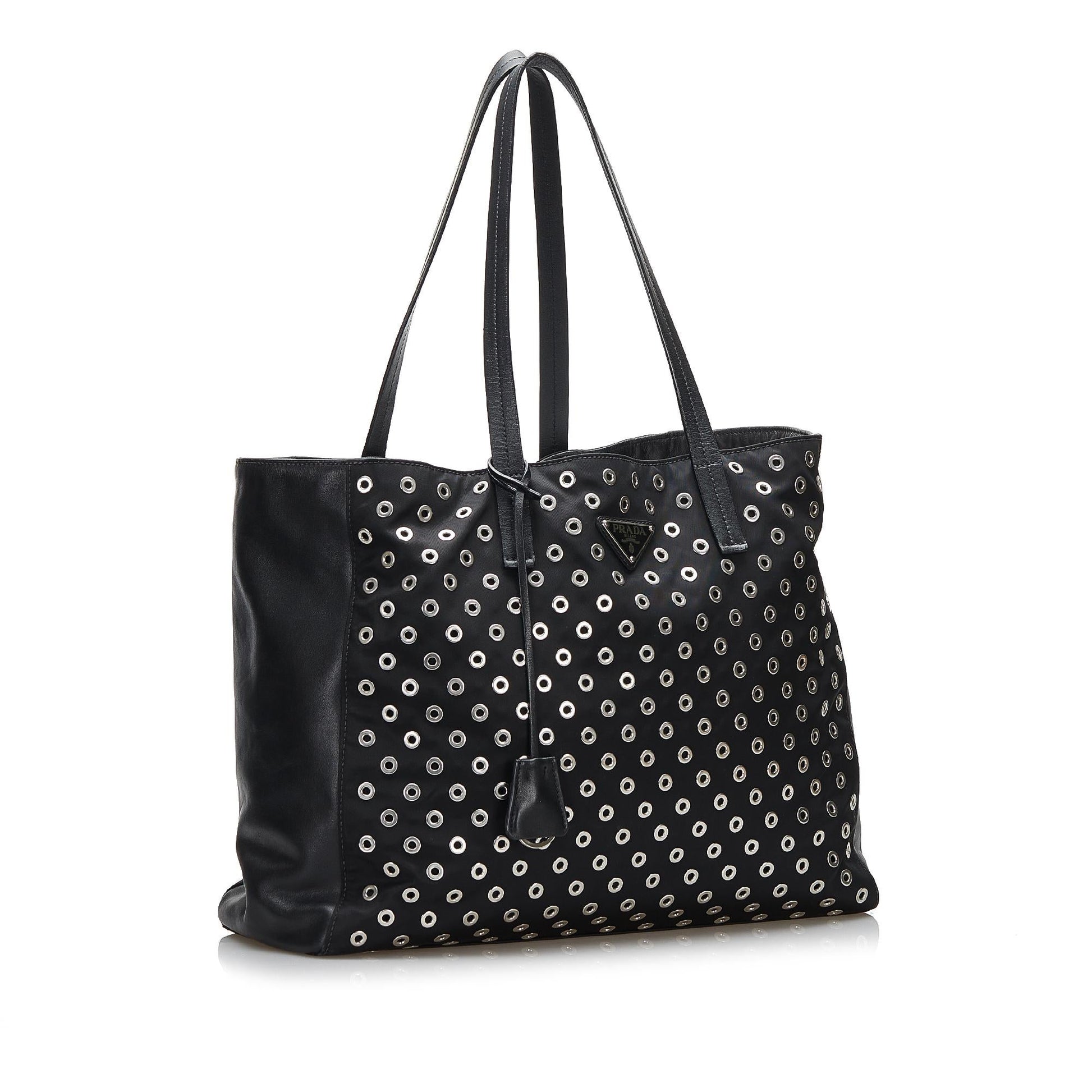 Prada Grommet Tessuto Tote - Rovelle Bags