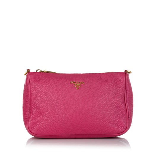 Prada Leather Baguette Handbag Style 3 - Rovelle Bags