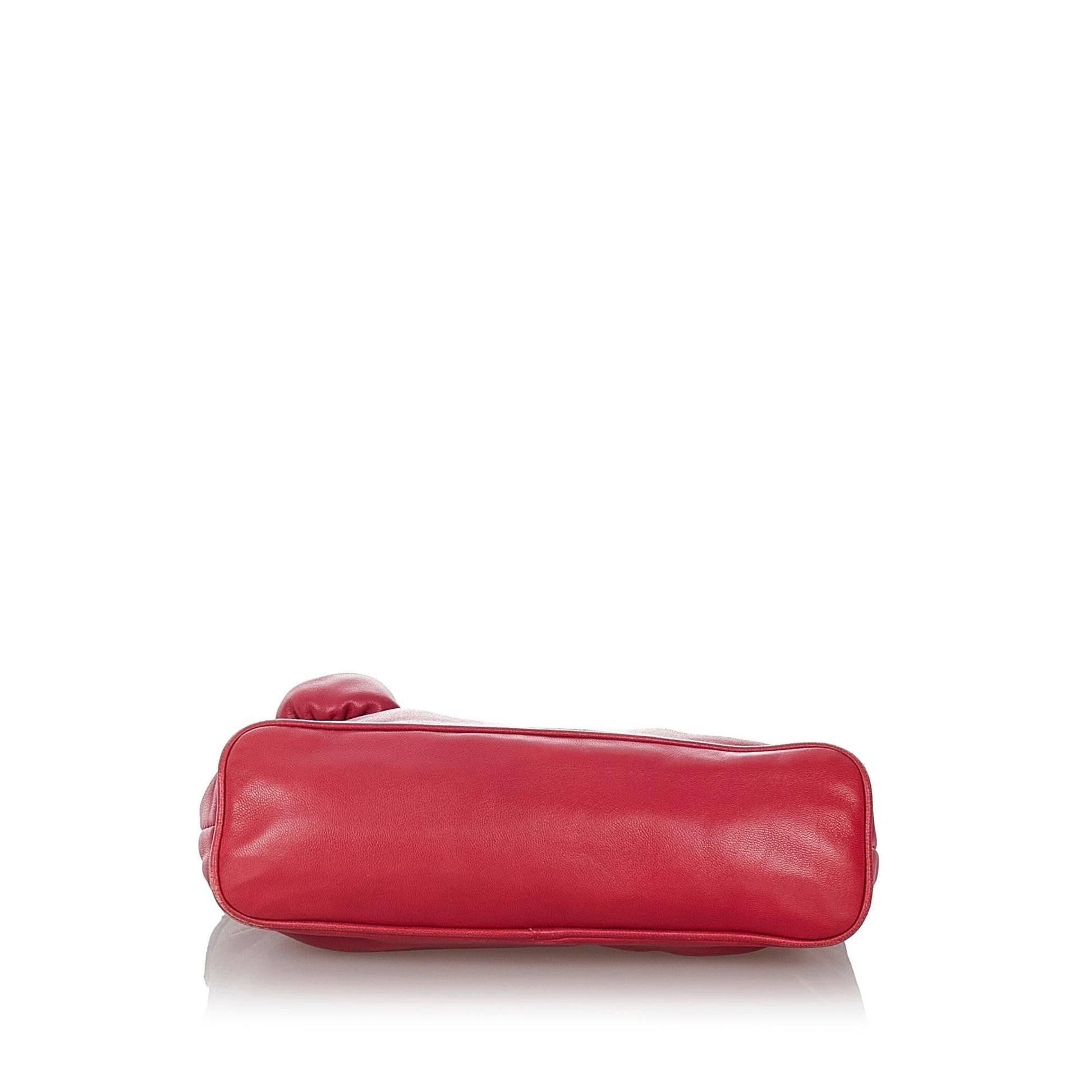 Prada Leather Baguette Handbag Style 4 - Rovelle Bags
