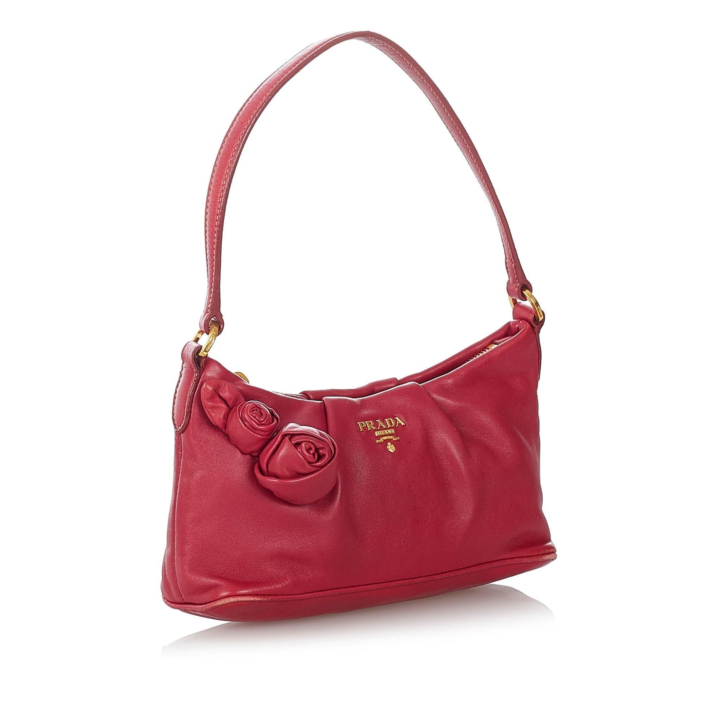 Prada Leather Baguette Handbag Style 4 - Rovelle Bags