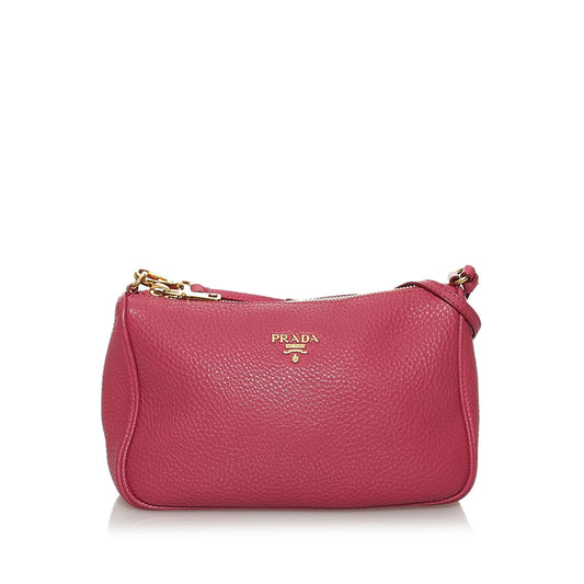 Prada Leather Baguette Handbag Style 2 - Rovelle Bags