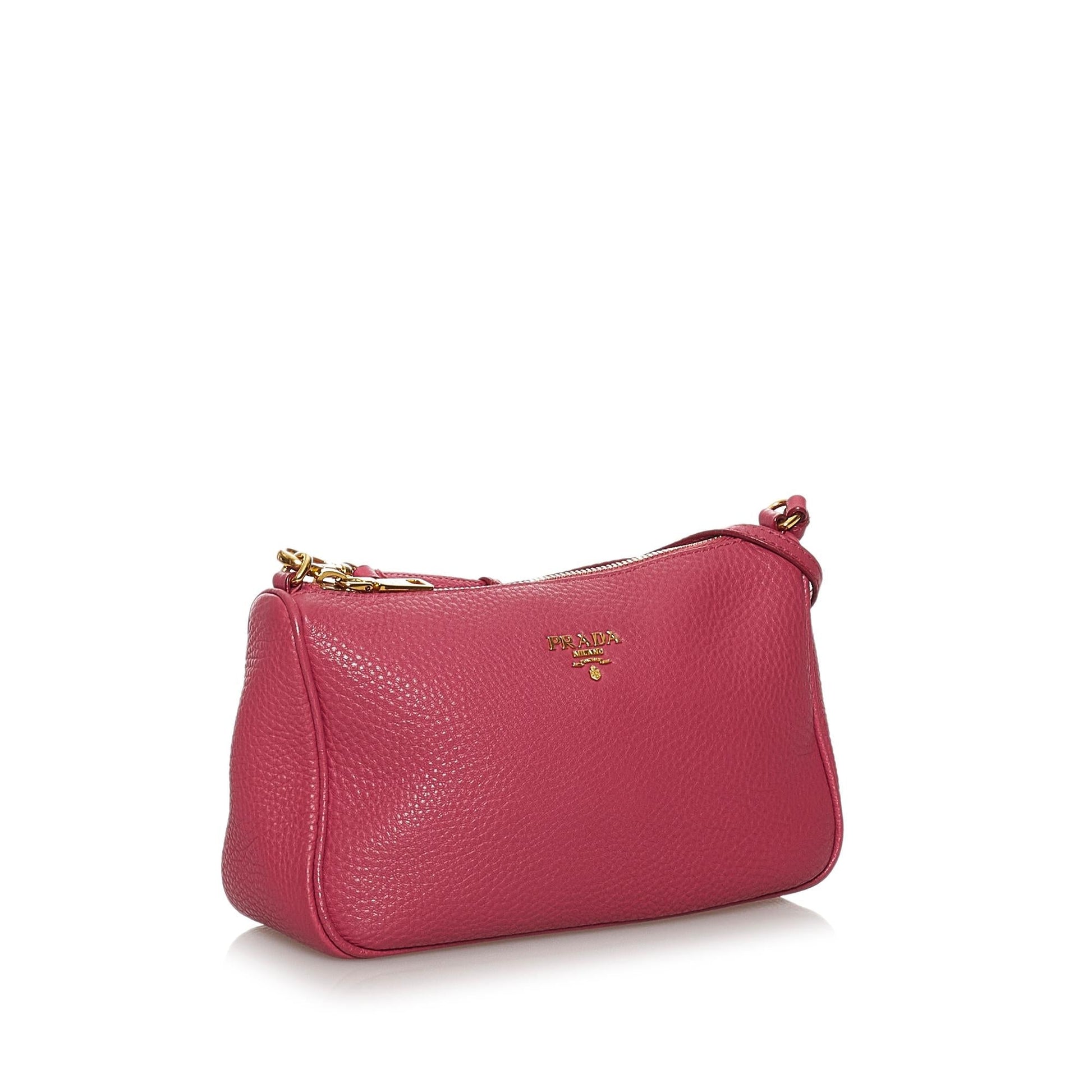 Prada Leather Baguette Handbag Style 2 - Rovelle Bags