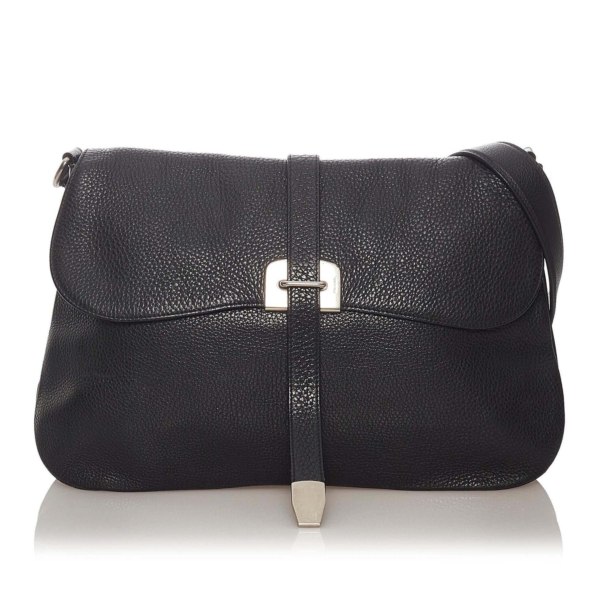 Prada Leather Crossbody Handbag Style 6 - Rovelle Bags