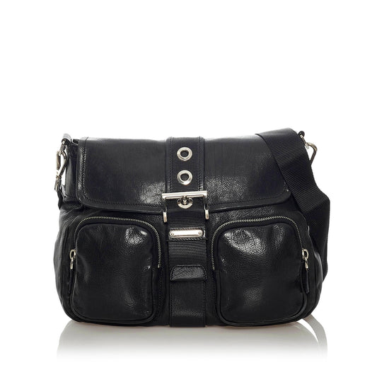 Prada Leather Crossbody Handbag Style 5 - Rovelle Bags