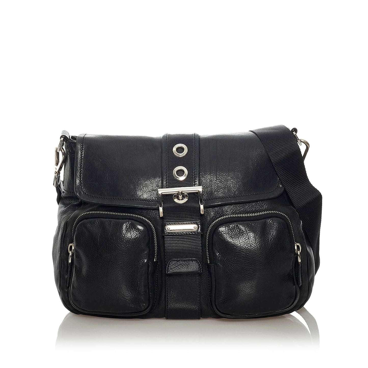 Prada Leather Crossbody Handbag Style 3 - Rovelle Bags