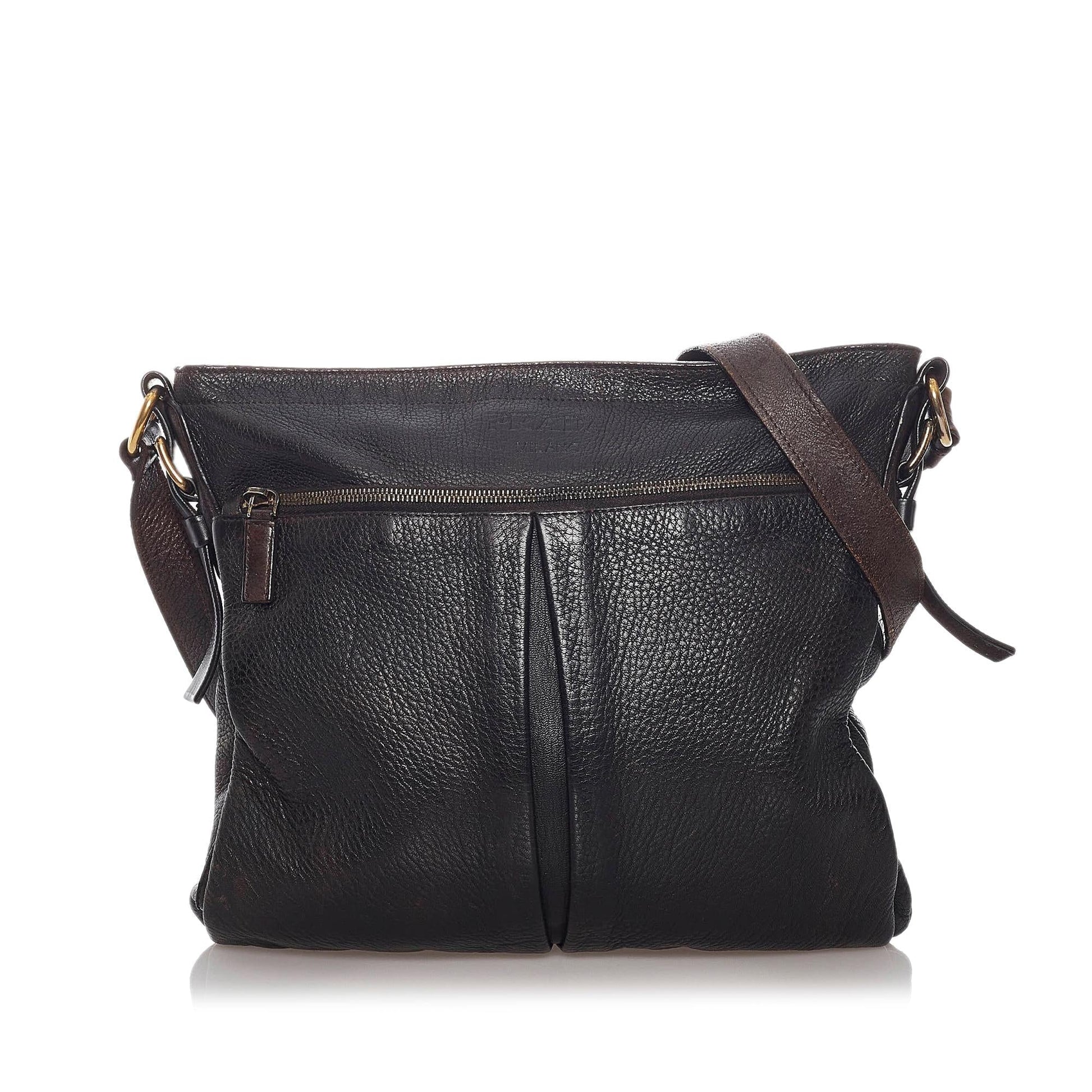 Prada Leather Crossbody Handbag Style 2 - Rovelle Bags