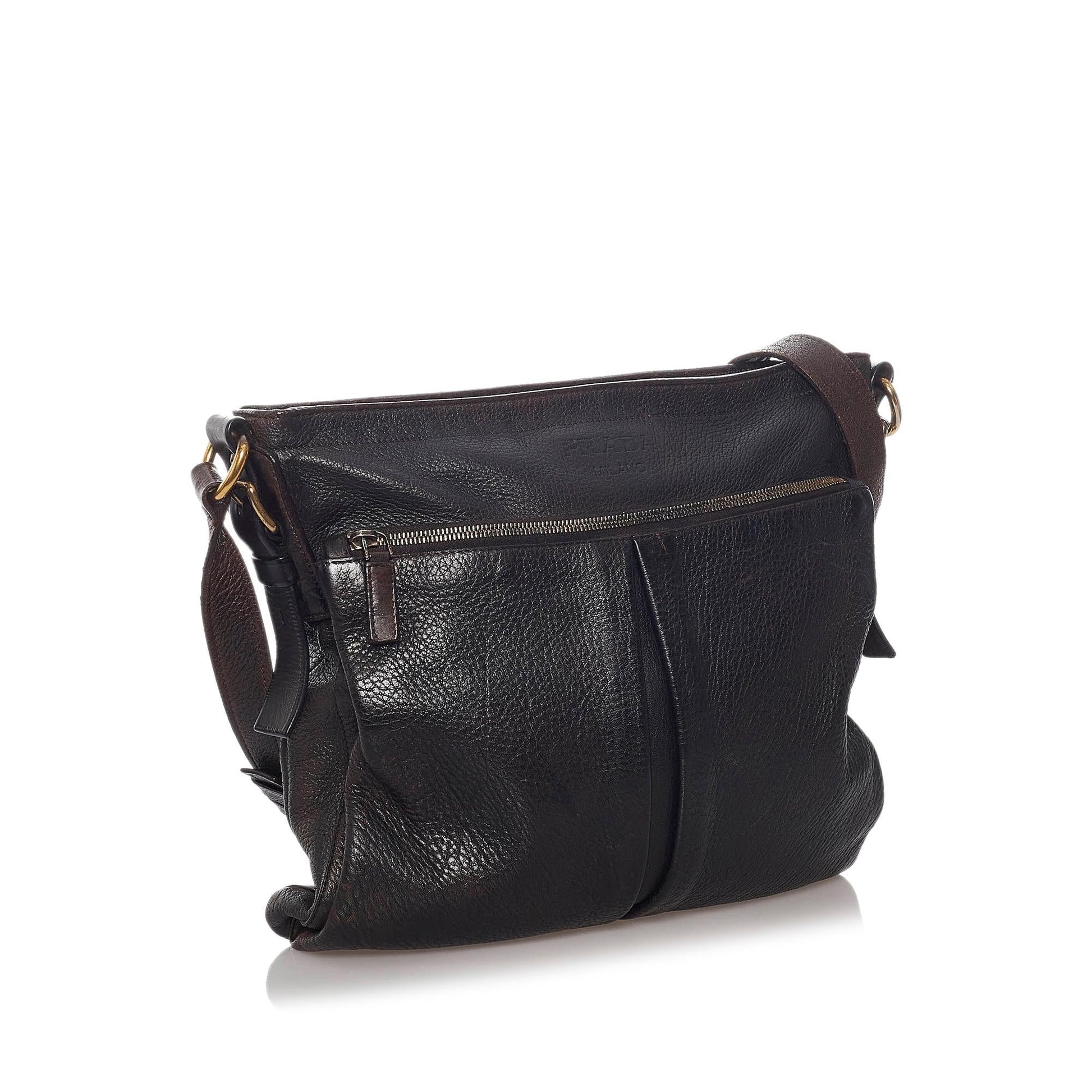 Prada Leather Crossbody Handbag Style 2 - Rovelle Bags