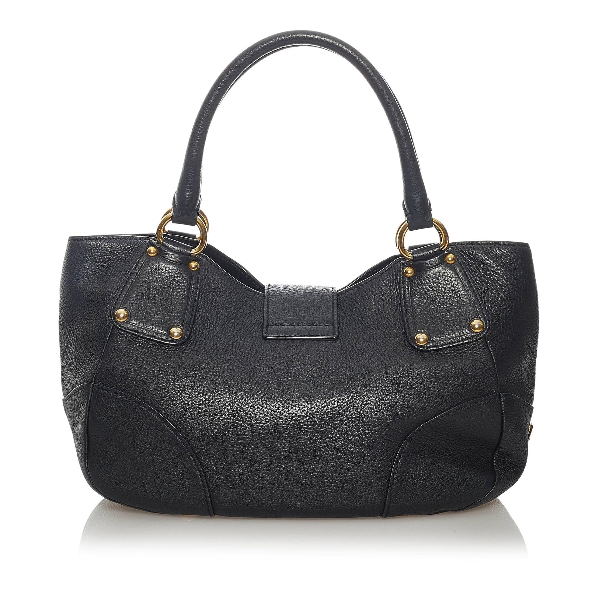 Prada Leather Handbag Style 16 - Rovelle Bags