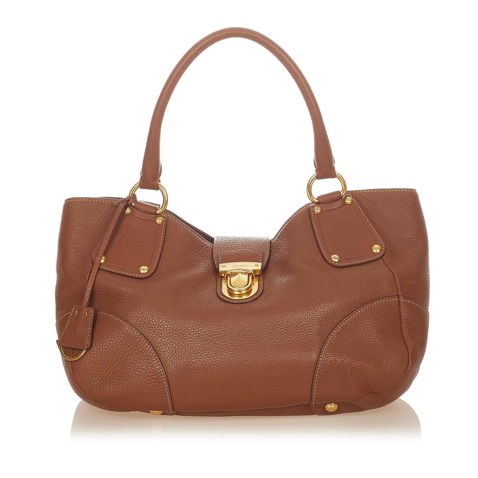 Prada Leather Handbag Style 12 - Rovelle Bags