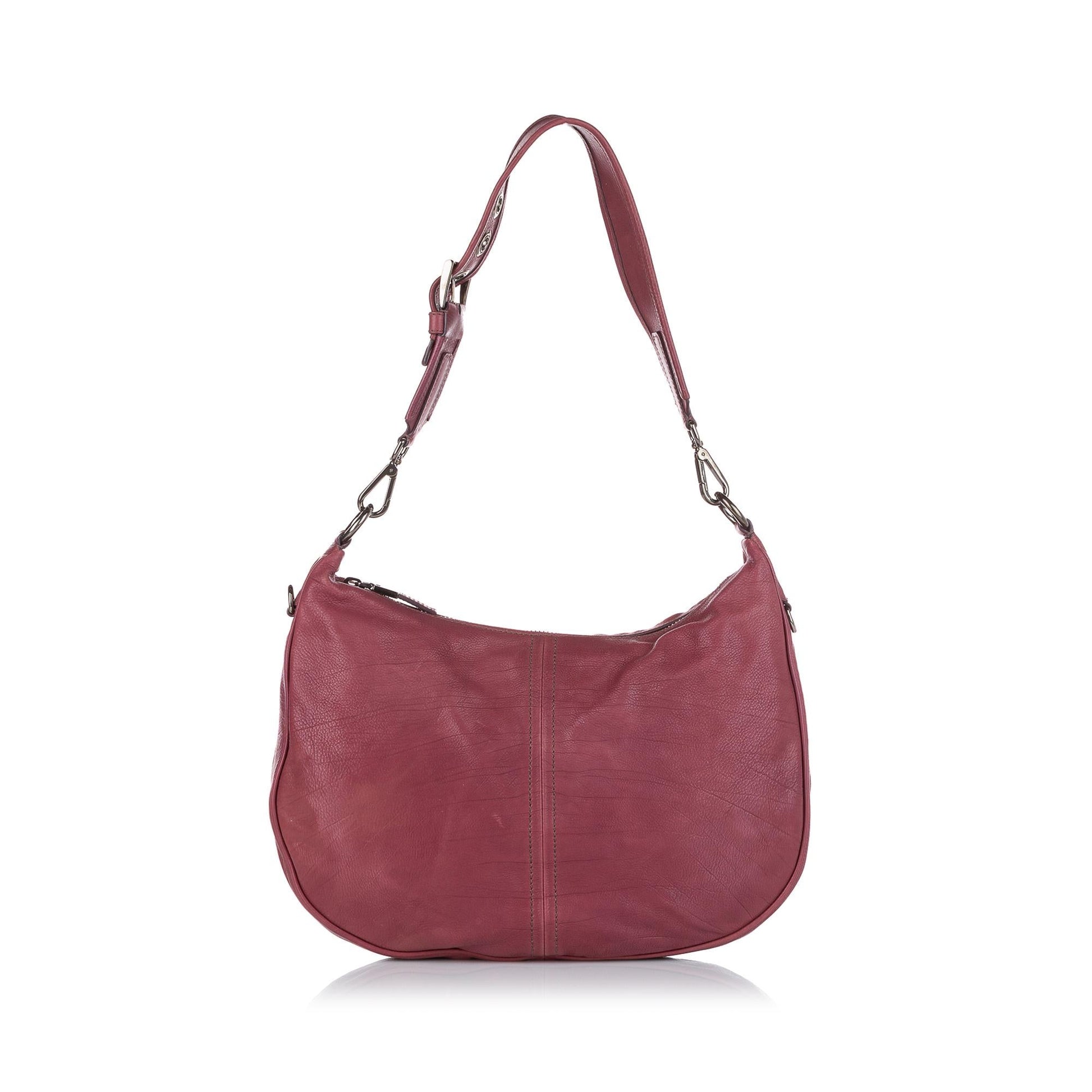 Prada Leather Hobo Bag Handbag - Rovelle Bags