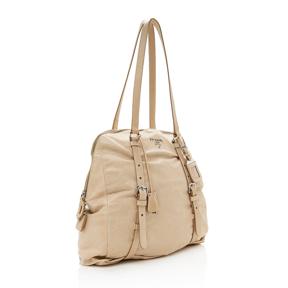 Prada Leather New Look Tote - Rovelle Bags