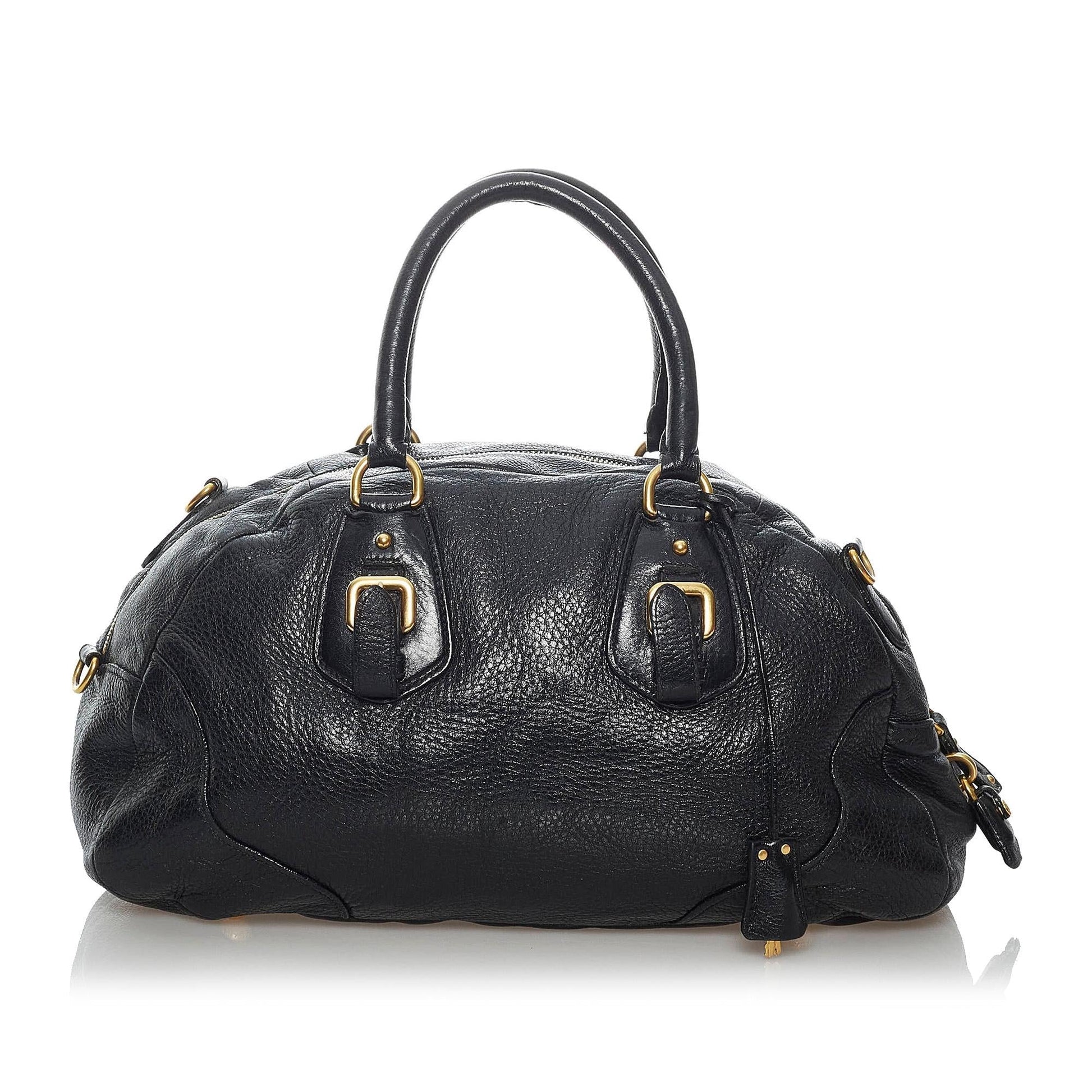 Prada Leather Satchel Style 8 - Rovelle Bags