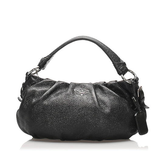 Prada Leather Shoulder Handbag Style 45 - Rovelle Bags