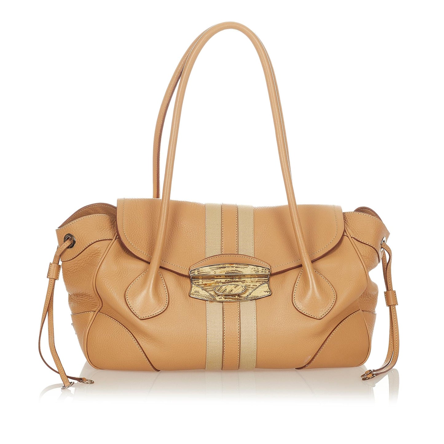 Prada Leather Shoulder Handbag Style 44 - Rovelle Bags