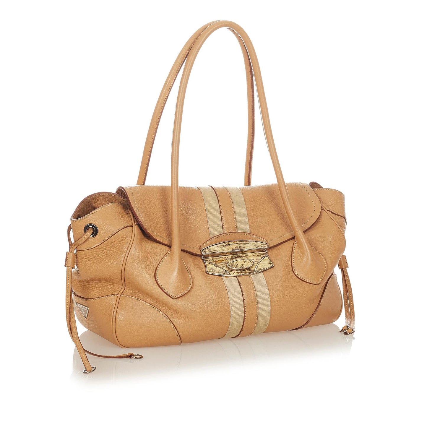 Prada Leather Shoulder Handbag Style 44 - Rovelle Bags