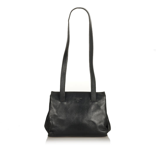 Prada Leather Shoulder Handbag Style 43 - Rovelle Bags