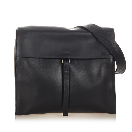 Prada Leather Shoulder Handbag Style 46 - Rovelle Bags