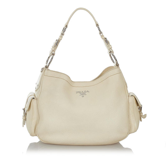 Prada Leather Shoulder Handbag Style 49 - Rovelle Bags