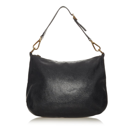 Prada Leather Shoulder Handbag Style 37 - Rovelle Bags