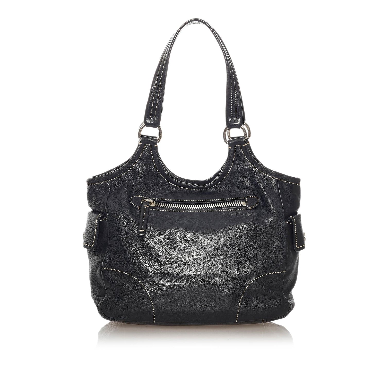 Prada Leather Shoulder Handbag Style 36 - Rovelle Bags