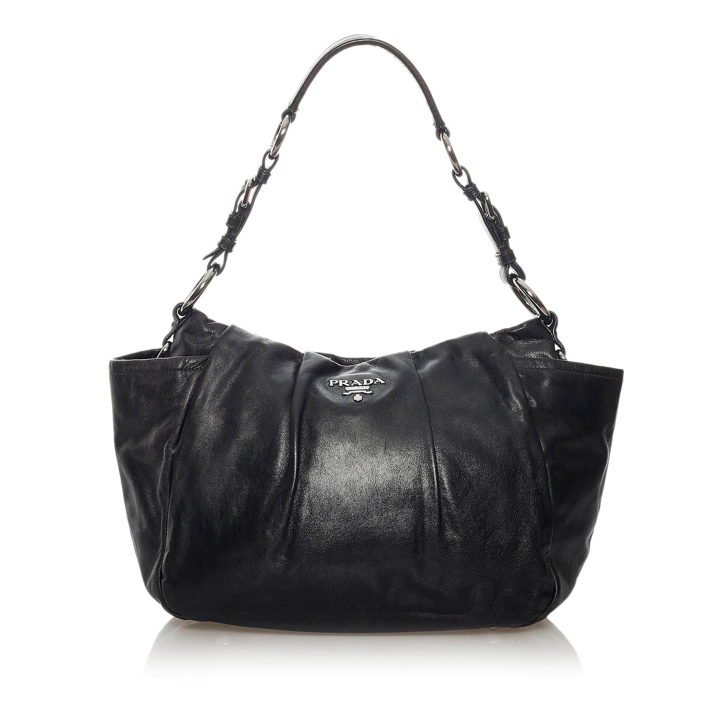 Prada Leather Shoulder Handbag Style 35 - Rovelle Bags