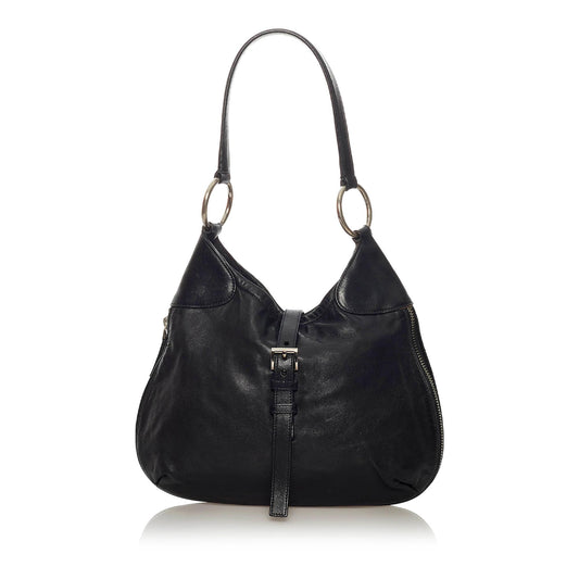 Prada Leather Shoulder Handbag Style 33 - Rovelle Bags