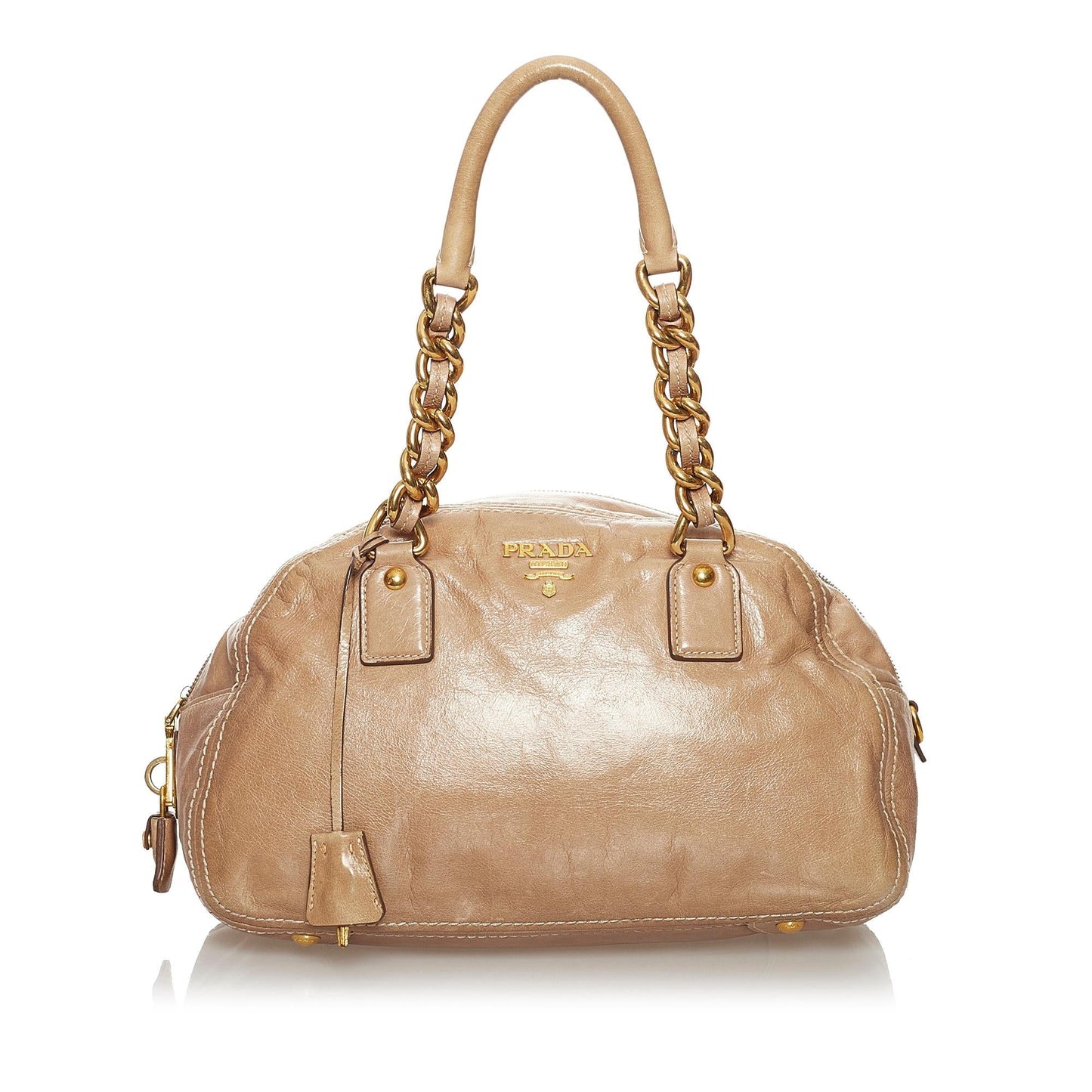 Prada Leather Shoulder Handbag Style 28 - Rovelle Bags