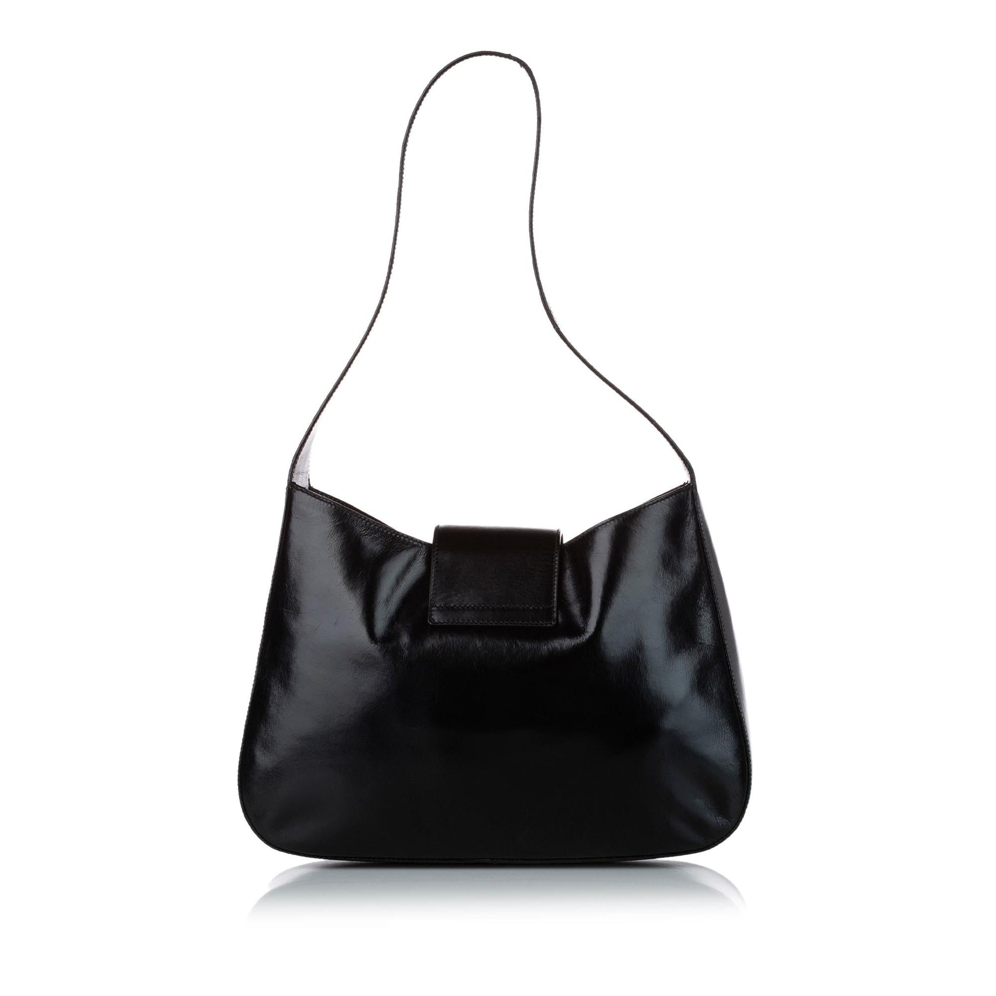 Prada Leather Shoulder Handbag Style 27 - Rovelle Bags