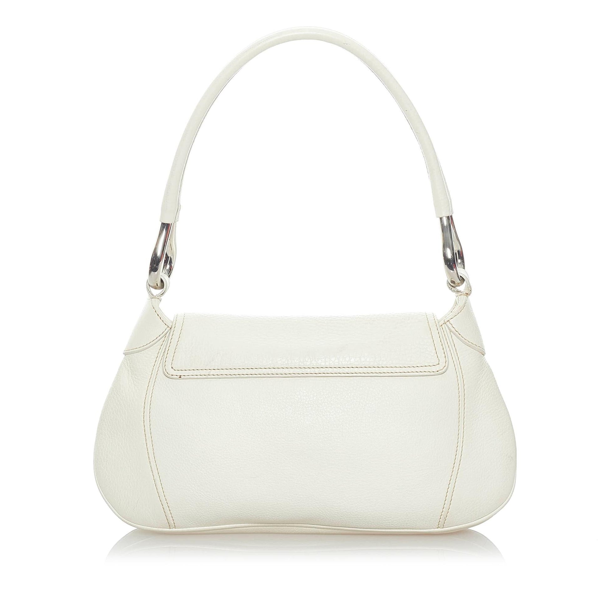 Prada Leather Shoulder Handbag Style 22 - Rovelle Bags