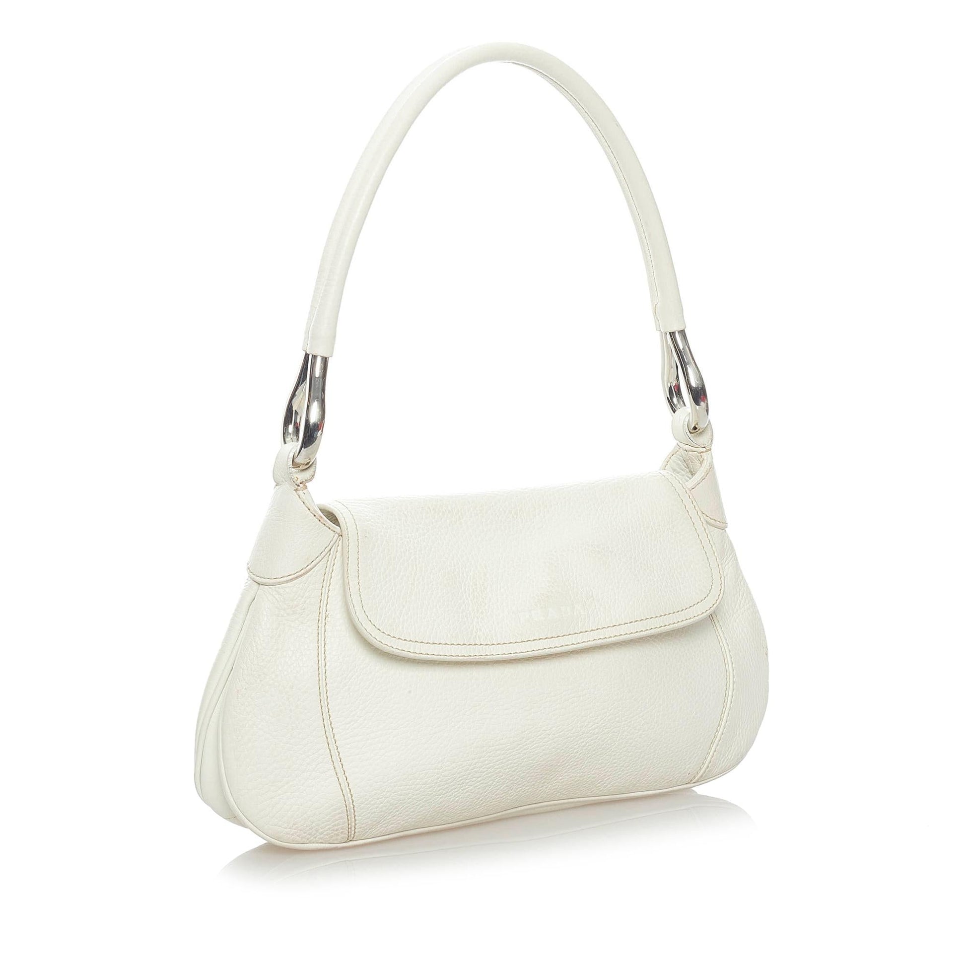 Prada Leather Shoulder Handbag Style 22 - Rovelle Bags