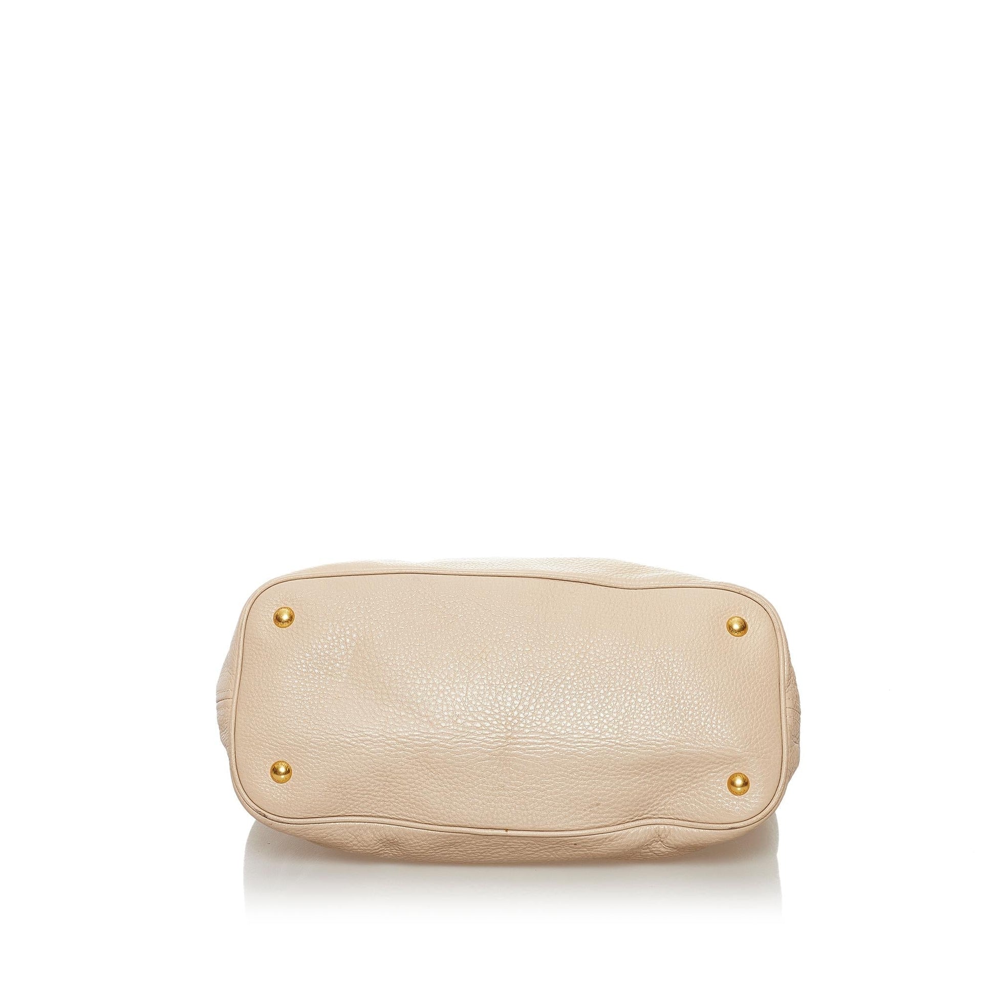 Prada Leather Shoulder Handbag Style 17 - Rovelle Bags