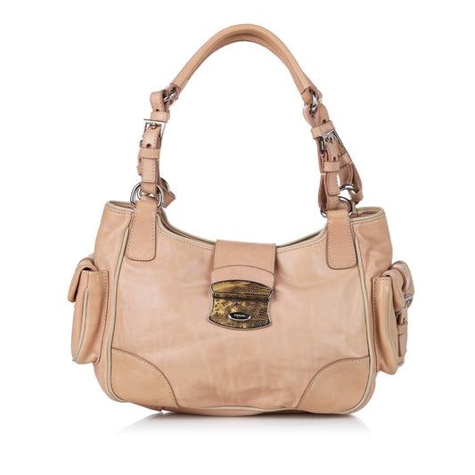 Prada Leather Shoulder Handbag Style 12 - Rovelle Bags