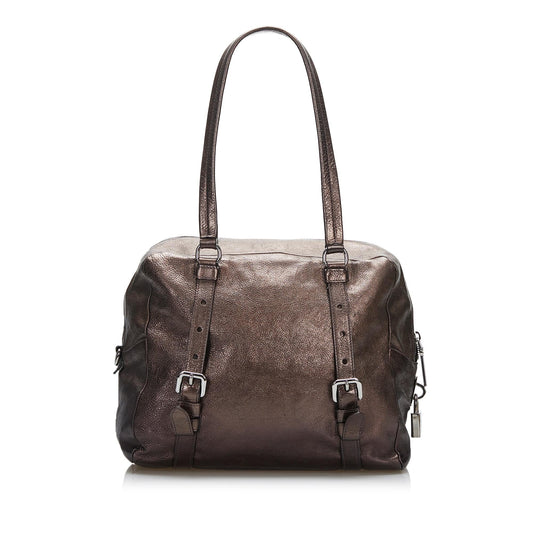 Prada Leather Shoulder Handbag Style 4 - Rovelle Bags