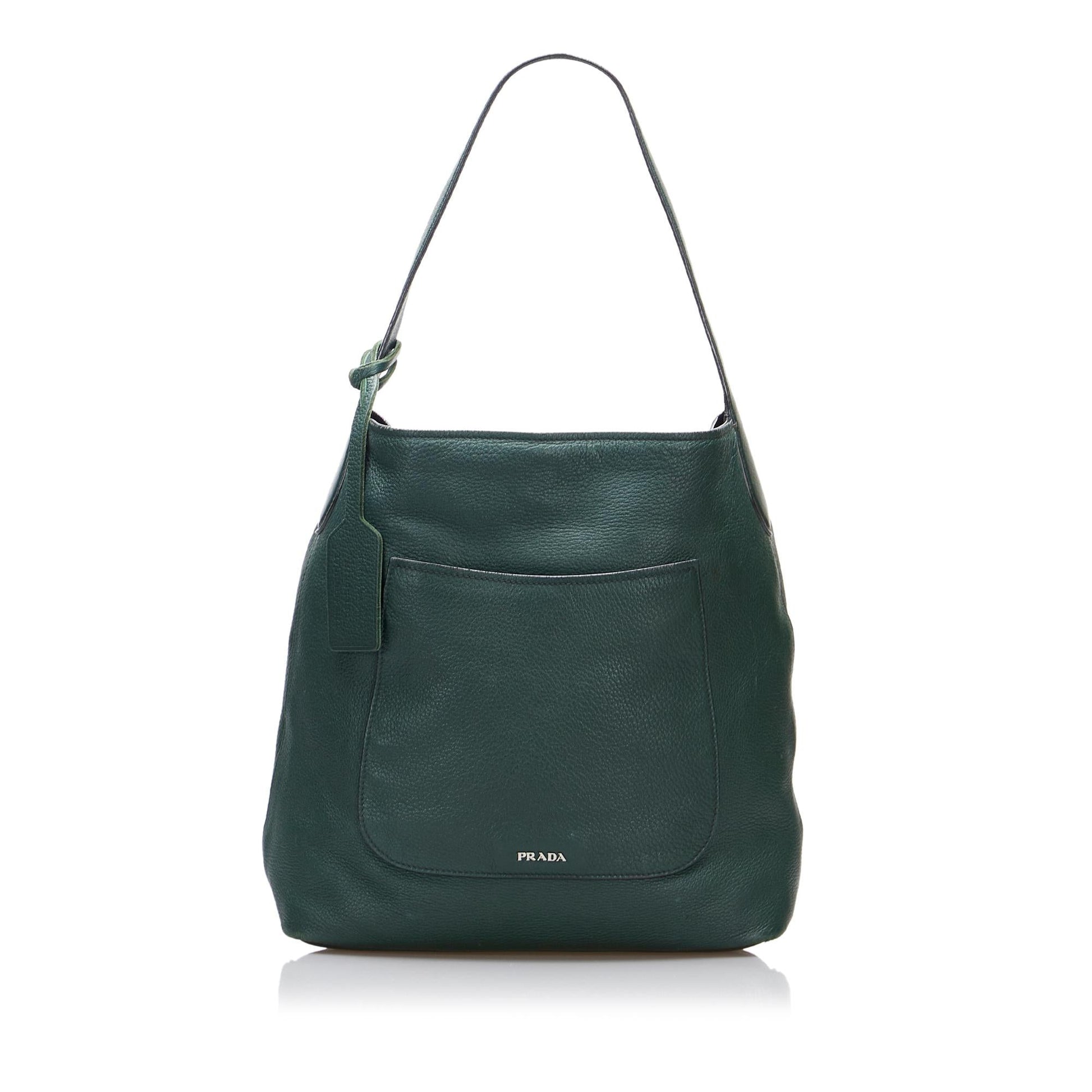 Prada Leather Shoulder Handbag Style 3 - Rovelle Bags