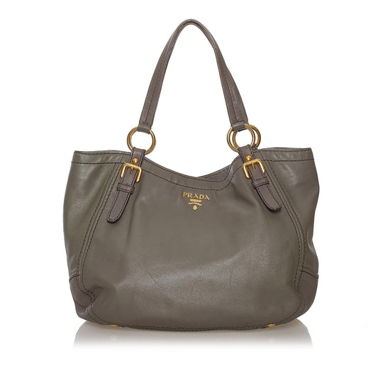 Prada Leather Tote Handbag Style 8 - Rovelle Bags